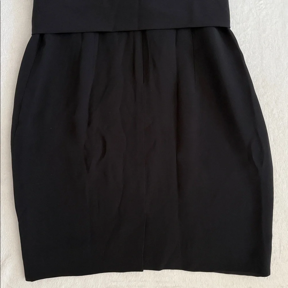 Kiton Napoli | Silk LBD Dress with Belt Made in Italy Black (IT 44) - Picture 16 of 16